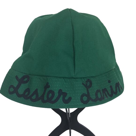 VINTAGE Lester Lanin Orchestra Souvenir PomPom Green USA Bucket Hat Band Cap main image 4